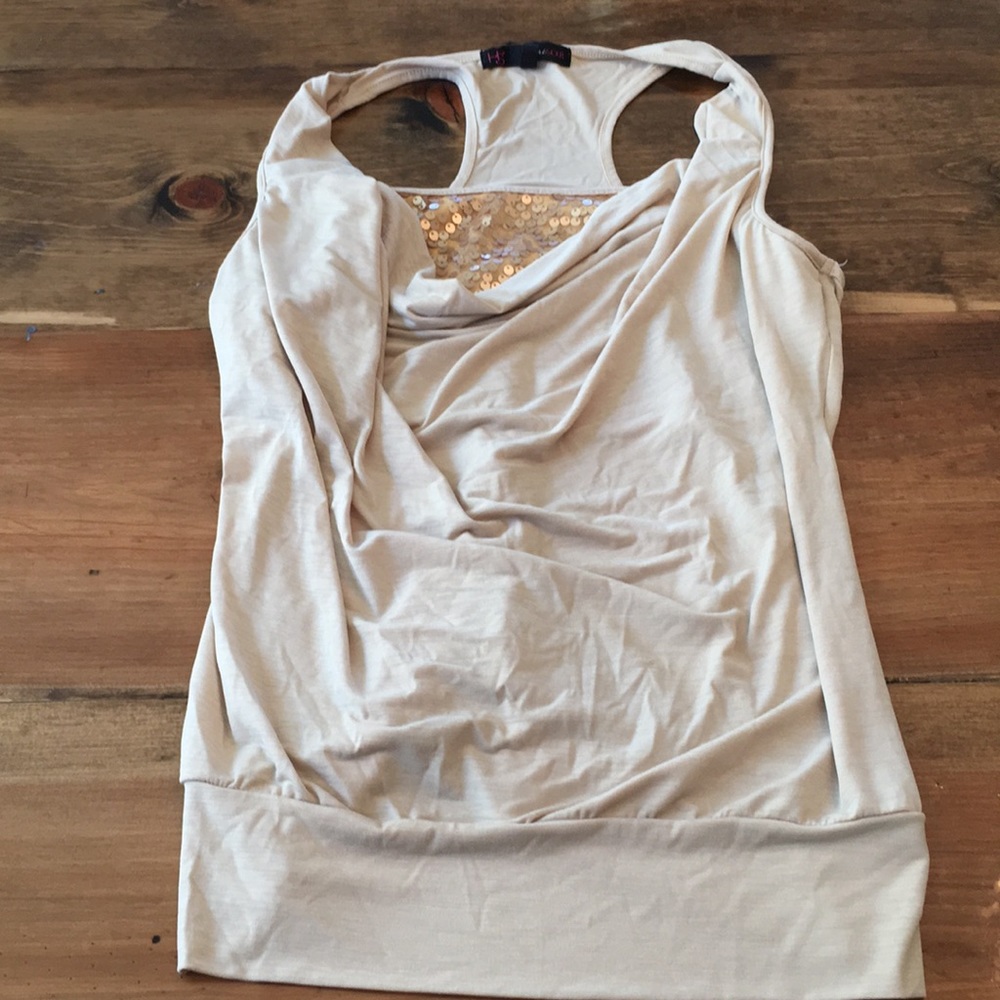 Gold tank size large